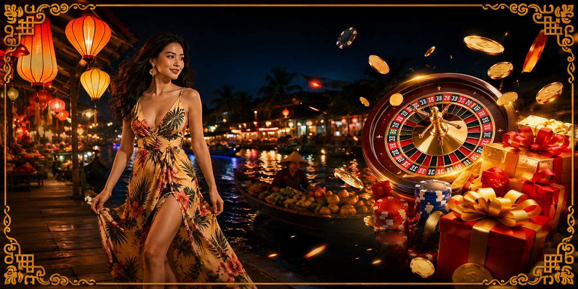 Quang cảnh chợ đêm Cần Thơ về đêm với người dùng tham gia roulette trực tuyến qua điện thoại