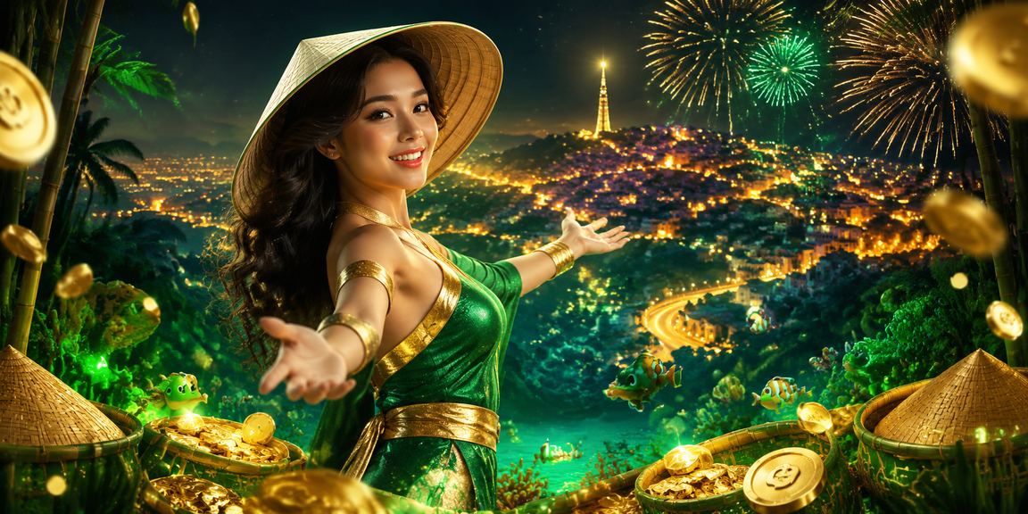 Người phụ nữ đội nón lá tại Đà Lạt kiểm tra kết quả xổ số trên điện thoại buổi chiều
