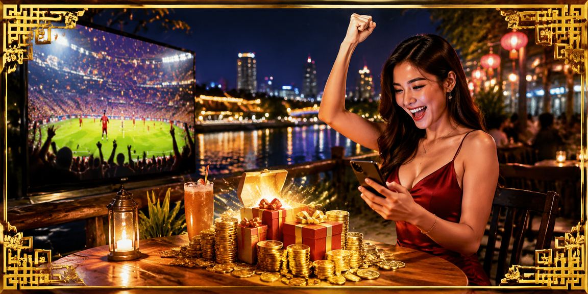 Người hâm mộ bóng đá vùng Mekong uống cà phê và xem kèo trên điện thoại